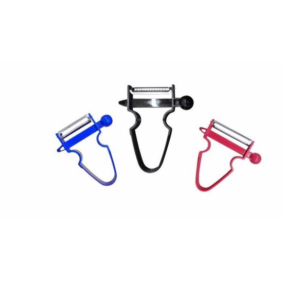 Kit 2 Pièces éplucheur + Vide-pomme – Acier Inoxydable, Manche Noir, épluchage Facile Et Dénoyautage Précis