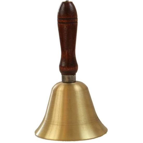 Akozon Cloche Musicale à Main Cloche à Main En Bois 2 Pièces, Interaction Parent-enfant