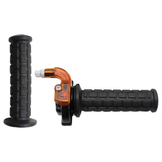 Poignée De Gaz Accélérateur Type Targa 22mm 130mm Noir – Pour Cyclo, Mobylette, Moto