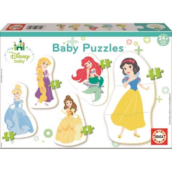 Puzzles Progressifs Disney Classiques - EDUCA - 4 puzzles de 9 à 25 pièces  - Cdiscount Jeux - Jouets