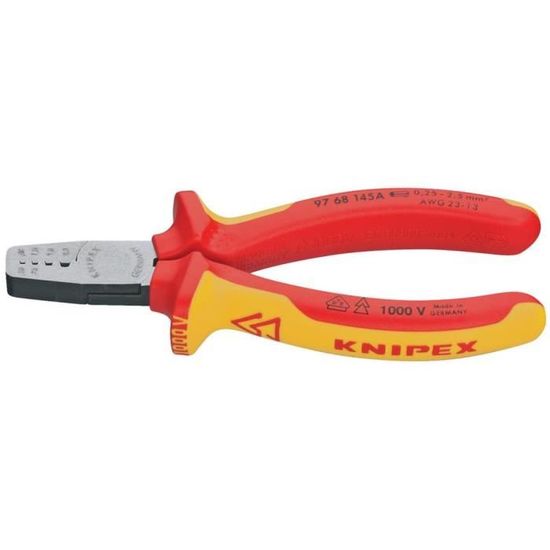 Knipex 9721215b Pince à sertir 9721215b Câble connecteur câble pince 97 21 215 B