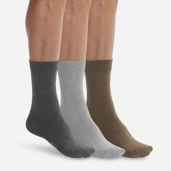 Chaussettes Homme Dim Green Bio - Lot De 2 Paires En Coton Bio