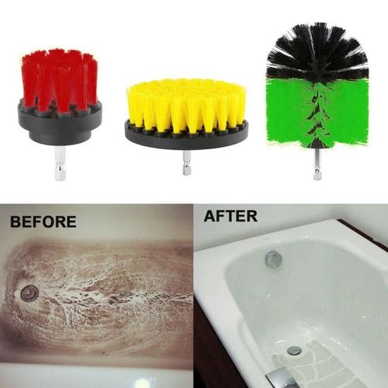 3pcs Brosse De Nettoyage De Bouteilles 4 En 1, Polyvalentes