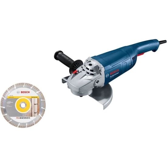 Bosch Professional GWS 17-125 TS Meuleuse D'Angle 1700W – Puissance Et Sécurité (Livrée En Carton)