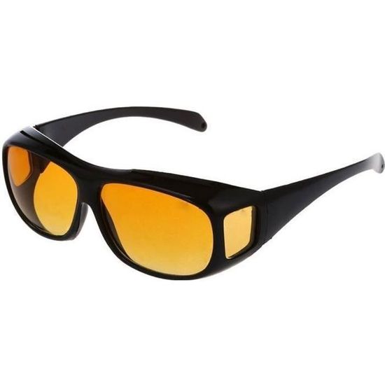 Lot de 2 pcs Surlunette de soleil, nuit protection anti UV SurLunettes de  conduite Jour et nuit Noire - Achat / Vente lunettes de soleil - Cdiscount