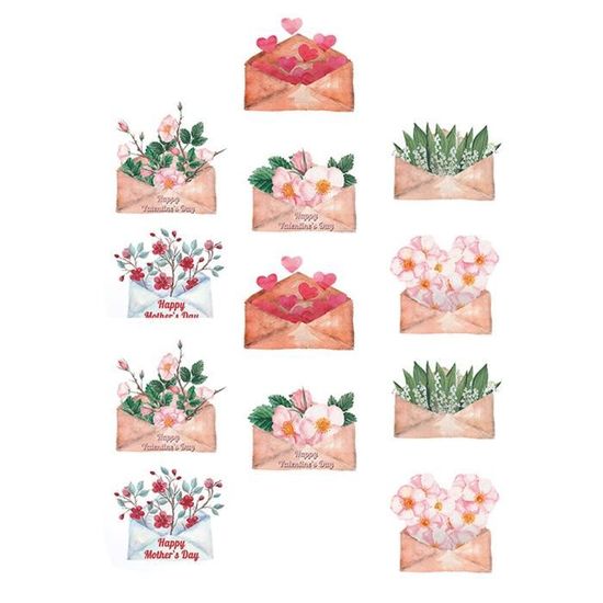 Autocollant Mural Décoratif Avec Lettrage "Maman" Et Fleurs - Vinyle, Style Traditionnel