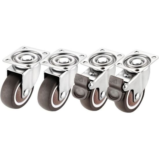 Roulettes Pour Tapis De Course Et Vélo D'appartement - Lot De 4 - Nylon Silencieux - Protège Vos Sols