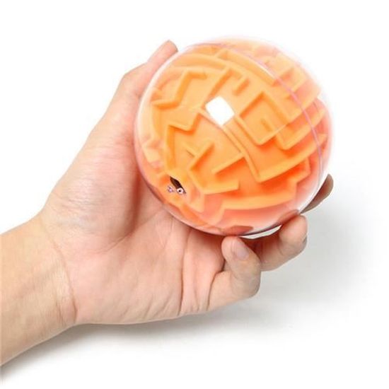 Labyrinthe 3D Cube Sphère - Casse-tête à Bille Roulante - Jeu De Concentration Et Habileté - Pour Tous âges - Idéal Salle D'attente, Voyage, Famille