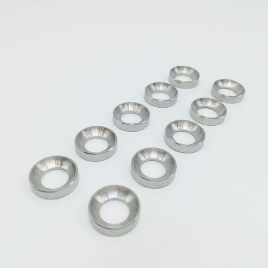 Guarnizione Fisheye Conica In Acciaio Inossidabile 304, Guarnizione Conica Concava-convessa A Vite Svasata, Guarnizione Decorativa Solida M3M4M5M6M8M10-M8x20x5 (2 Pezzi) Cono, Cono - Foto 7