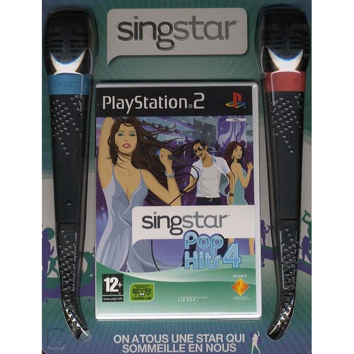 SINGSTAR POP HITS 4 + MICROS / JEU CONSOLE PS2