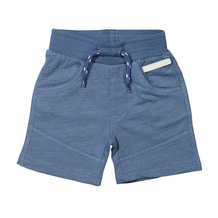 DIRKJE Short Molleton Bleu Délavé Bébé Garçon