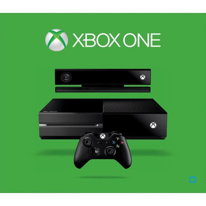 Xbox One 500 Go Noire + Capteur Kinect