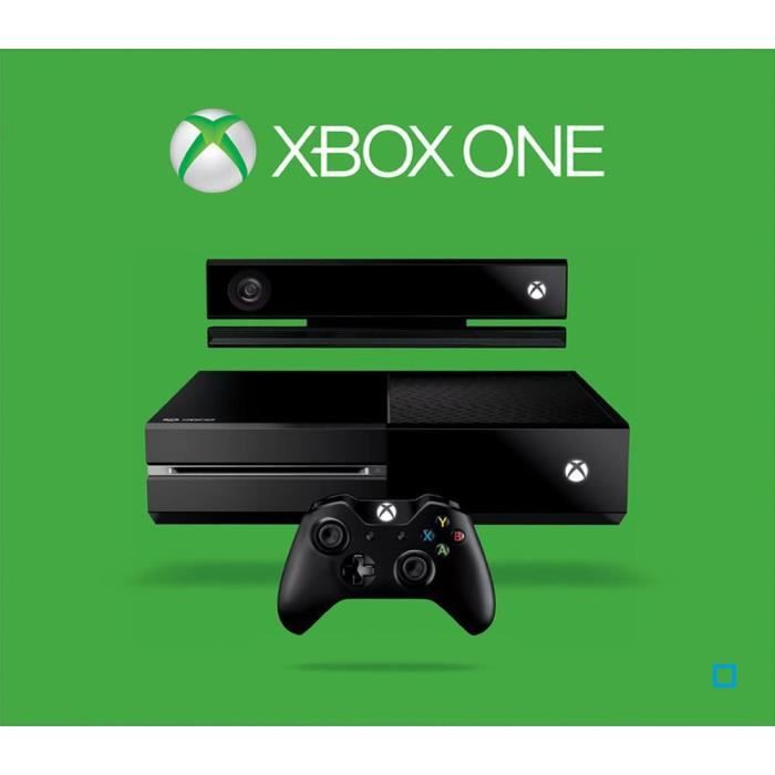 Xbox One 500 Go Noire + Capteur Kinect Cdiscount Jeux vidéo