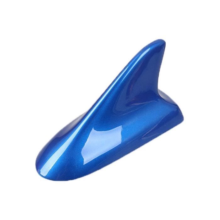 Pour universel Camry requin aileron décoration antenne voiture antenne toit accessoires blanc rouge argent noir 1XC Bleu -FY1507