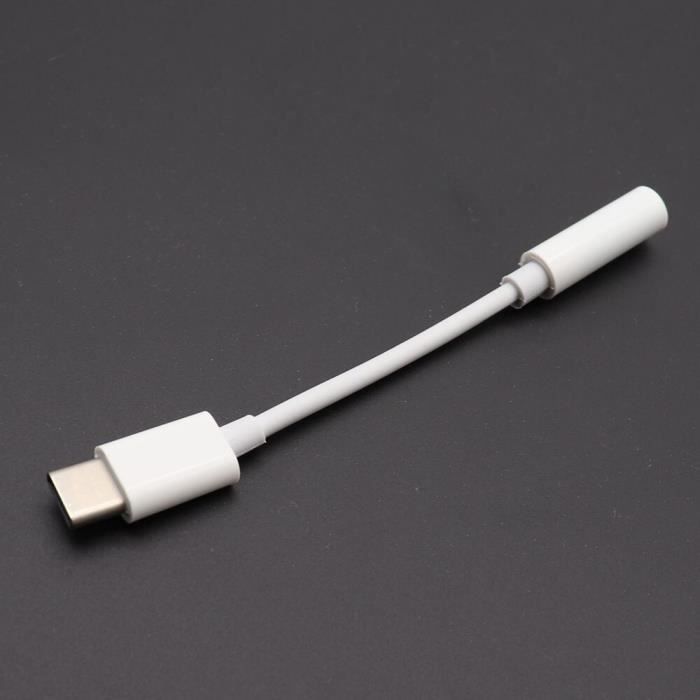 Adaptateur de câble de casque d'écouteurs de Type C à 3.5mm, prise Audio, pour Xiaomi Mi8 Mi6, Huawei P20 Mate 10 Pro A -IN3478