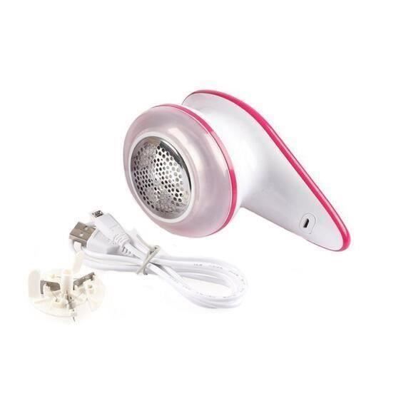 Rasoir Anti-Bouloche-Anti-Peluche USB Rechargeable Portable, double protection pour vêtements