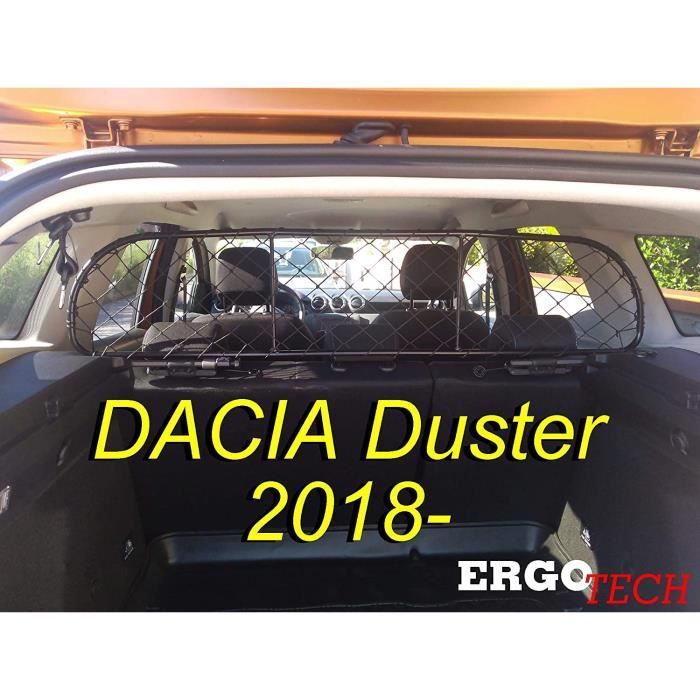 Filet Grille de séparation Coffre pour DACIA Duster RDA65-S14, pour Chiens et Bagage. Sûr, Confortable pour Votre Chien, Garantie!