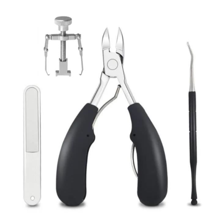 Professionnel En Acier Inoxydable Outils De Pédicure Coupe Ongles Pour Ongles Epais Ou Incarnés, Précision Coupe Ongles