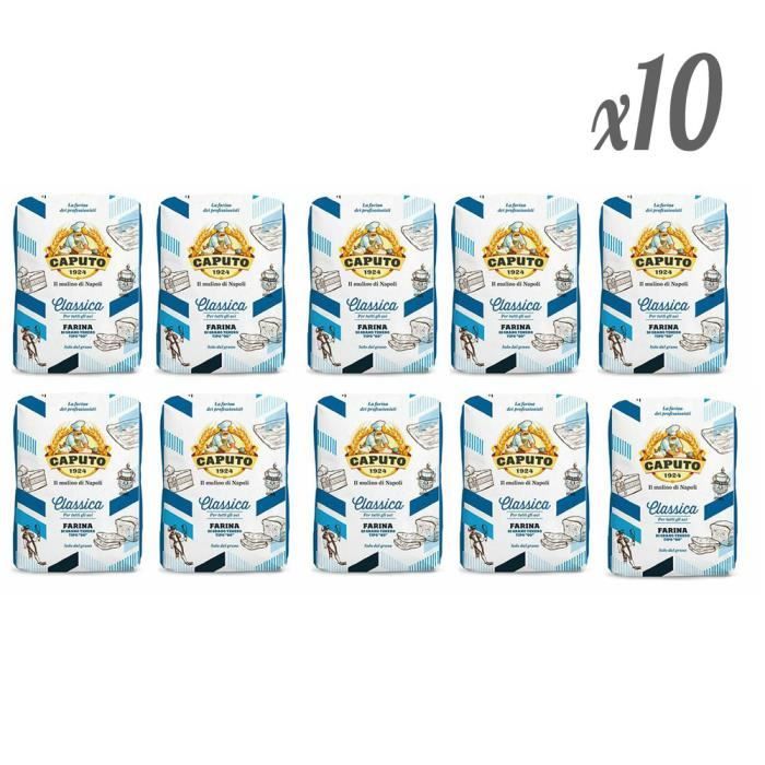Mulino Caputo - Mulino Caputo Semoule de Blé Tendre 'Tipo 00' 1Kg (Lot de 10 x 1Kg)