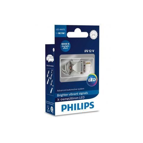 1x W21 LED X-Treme Ultinon BLANCHE 12V Blanc Froid