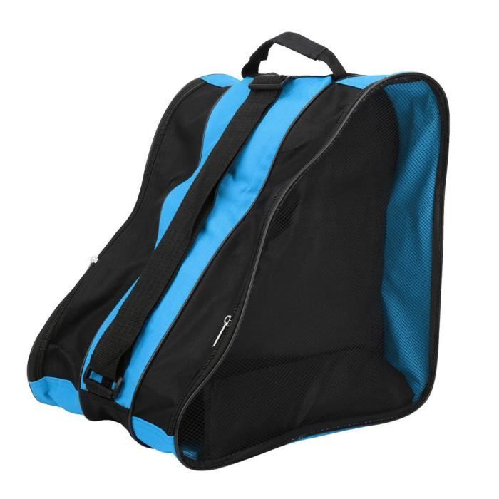 Garosa Sac à dos de patins à glace Sac à Dos de Patin à Roulettes en Nylon 3 Couches Sac à Bandoulière Simple Sac à Dos de