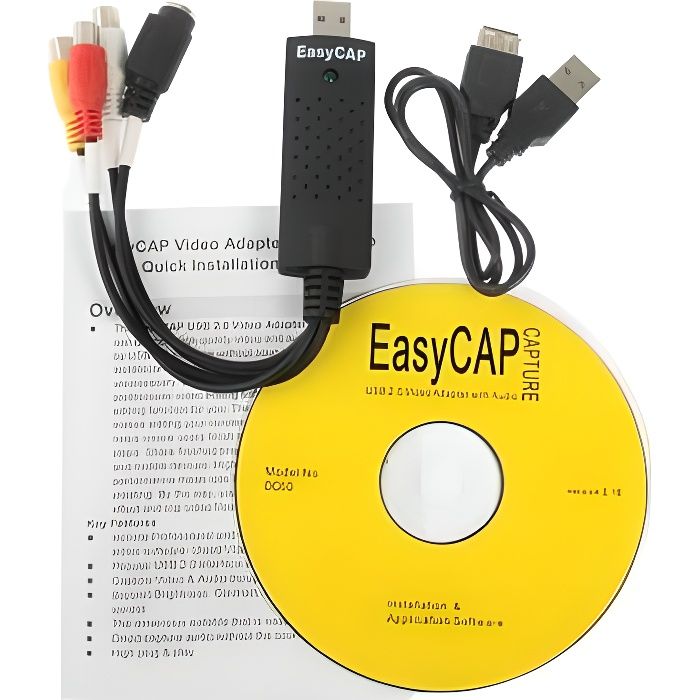 EasyCap USB - Stick de capture video+audio USB 2.0