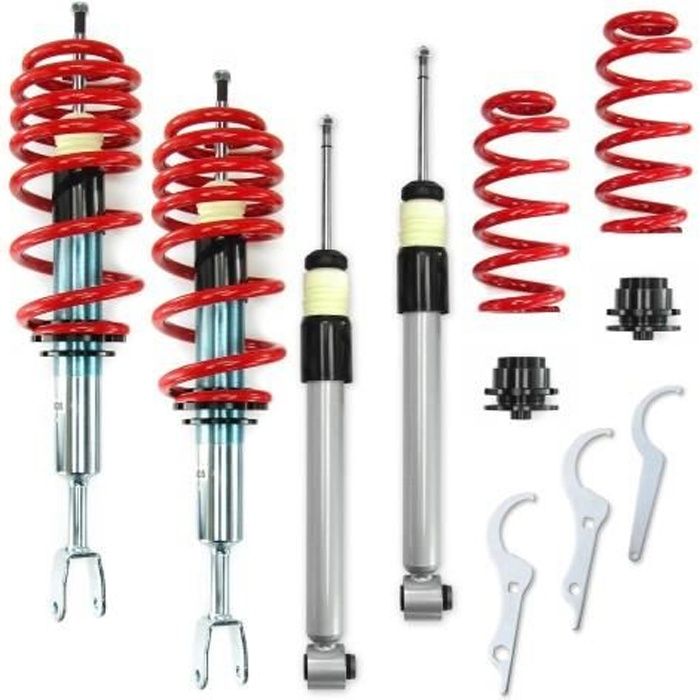 Kit suspension combiné fileté AUDI A4 AVANT , CABRIOLET , QUATTRO type 8e de 2001 a 2008 GF200186 voir descriptif pour motorisation