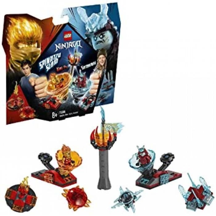 lego®-ninjago® spinjitzu slam kai vs. le samouraï jeu pour enfant 8 ans et plus, briques de construction garçon et fille, 164 pièces