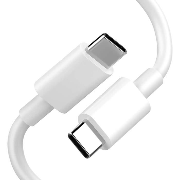 Câble Type-C 2M - Charge et Synchro Rapide - (2.4 A) Chargeur Compatible avec Apple pour iPad/PRO/Samsung/Universel