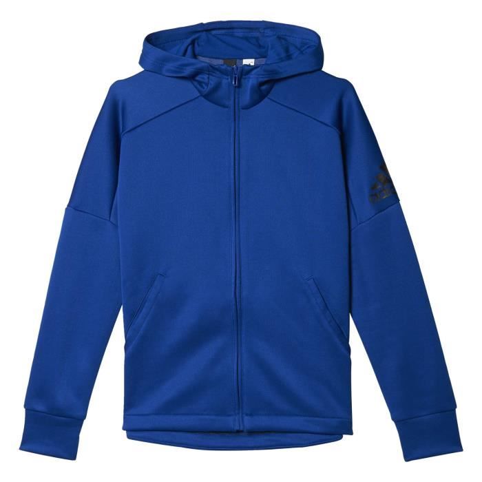 Adidas Performance Veste à Capuche Id Hoody bleu, vêtements mixte
