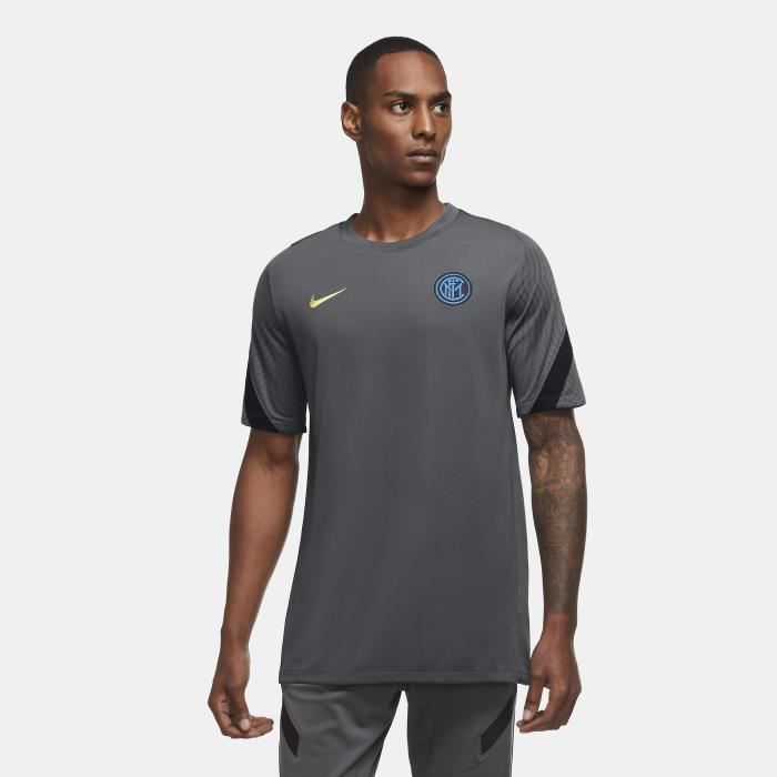 Maillot Inter Milan Strike 2020/21 - gris foncé/noir/jaune - L