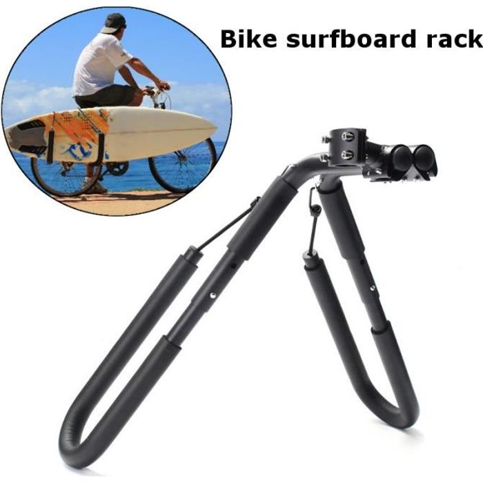 NEUFU Bicyclette Vélo Porte Support Planche de Surf Wakeboard Planches à Roulettes
