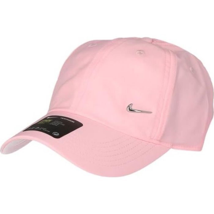 Casquette Rose Enfant Nike Logo en Métal