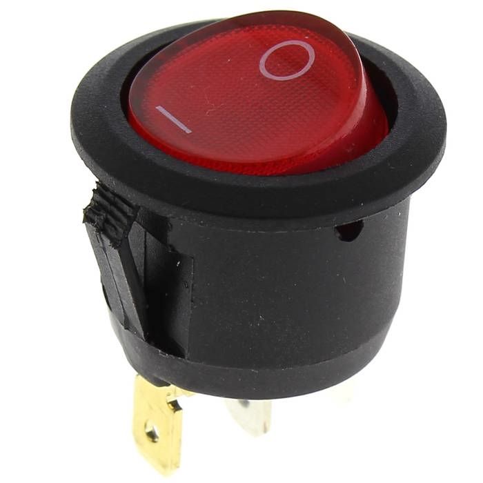 Interrupteur 3 cosses rouge pour Crepiere Proline, Centrale vapeur Team international, Friteuse Harper, Friteuse Tristar, Centrale