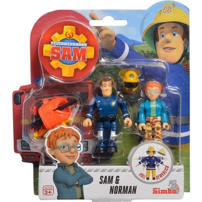 Norman & Sam - Sam Le Pompier - Ensemble Jouer Chiffres - Simba Toys