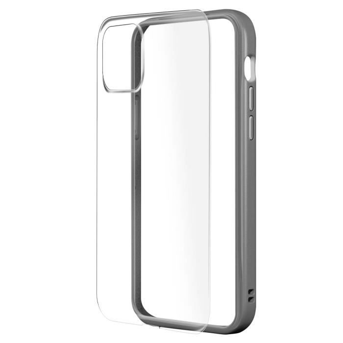 Coque iPhone 13 Pro Mode Bumper et Renforcé Mod NX Rhinoshield gris platine Gris