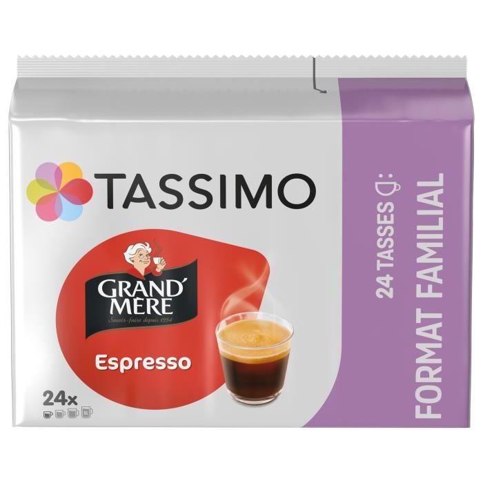 LOT DE 2 - TASSIMO Grand Mere Café dosettes Espresso - 24 dosettes