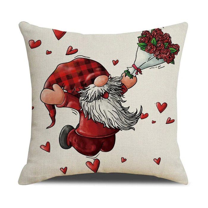 NAHUIGOOD Coussin Point De Croix Taie D'Oreiller,Citrouille 45X45Cm Kit