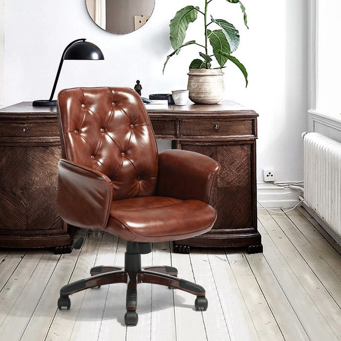FurnitureR Chaise Bureau Enfant Réglable En Hauteur - Dossier Aéré, Pivotante - Coloris Bleu - Pour Chambre Ou Salle D'étude
