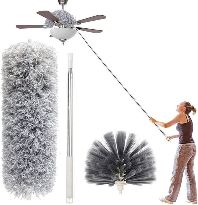 4 Pièces Plumeau Poussiere Telescopique Microfibre Tete De Loup Telescopique Lavable Avec 4 Pièces Plumeau Poussiere Telescopique Microfibre Tete De Loup Telescopique Lavable Avec