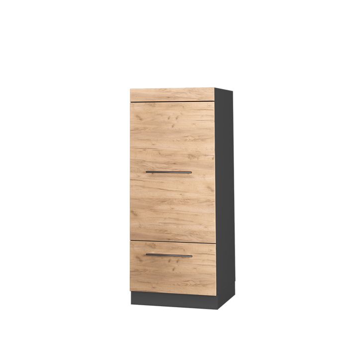 Armoire haute Fame-Line 60cm Chêne doré/Anthracite Vicco 38577