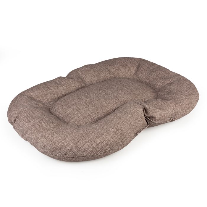 Meilleurs prix pour Coussin pour chien ovale Duvoplus Chestnut - 71x52x7,5 cm