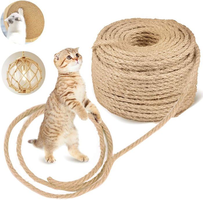 Meilleurs prix pour corde en sisal griffoir pour chat décoration DIY