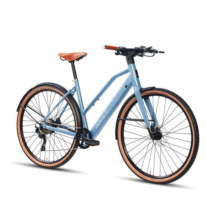 Vélo électrique DERUIZ SUV 27.5" 8 Vitesses Shimano – 48V 13.4Ah – Modèle 2025 – Vert Sauge