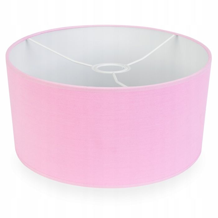 Abat-jour rose pour lampadaire 40 cm