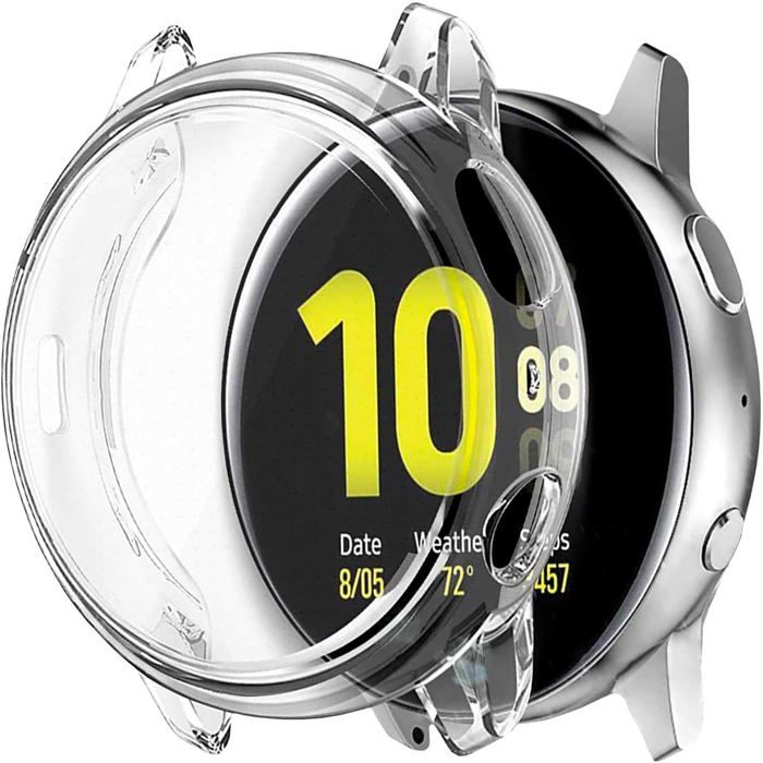 Coque de Protection en TPU Coleur Transparent Compatible avec Les Montres Intelligentes Samsung Galaxy Watch Active 2 (44mm) Housse