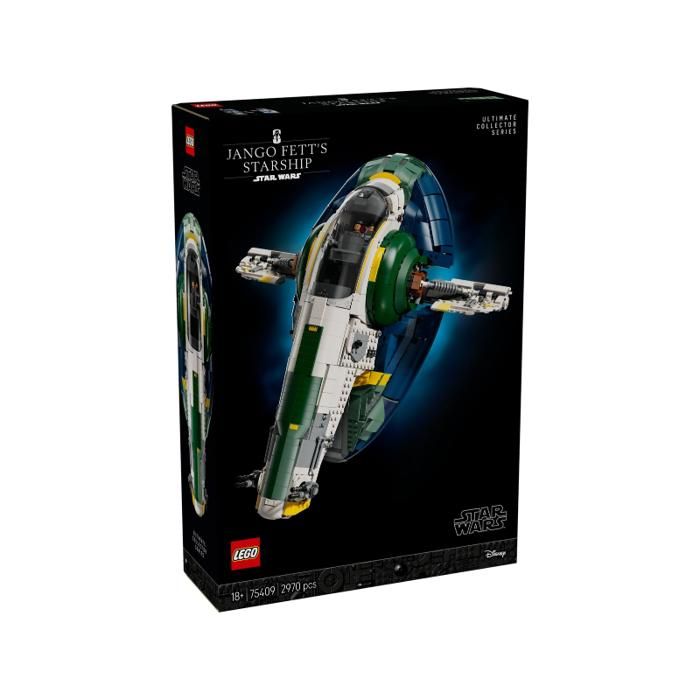 Jeu de construction - LEGO - 75409 - Vaisseau de classe Firespray - Jango Fett - 14 ans et plus