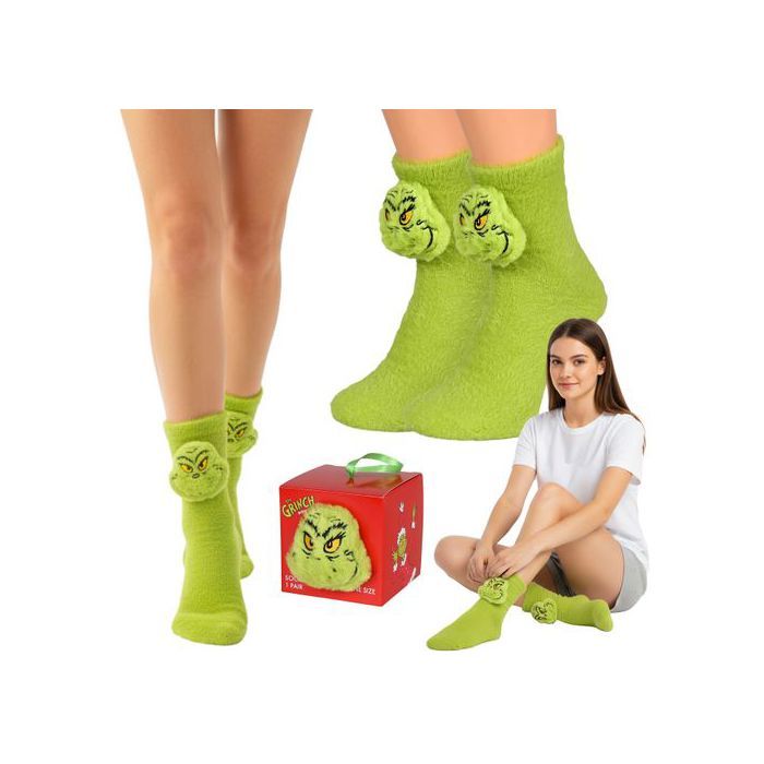 Chaussettes Chaudes Noël Peluche – Oreilles Douces, Rigolotes, Pour Femme/Homme, Tailles 36-43, Multicolores