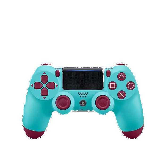 Manette PS4 sans fil Bluetooth – Bleu Myrtille moteur double vibration connexion stable manette de console PS4
