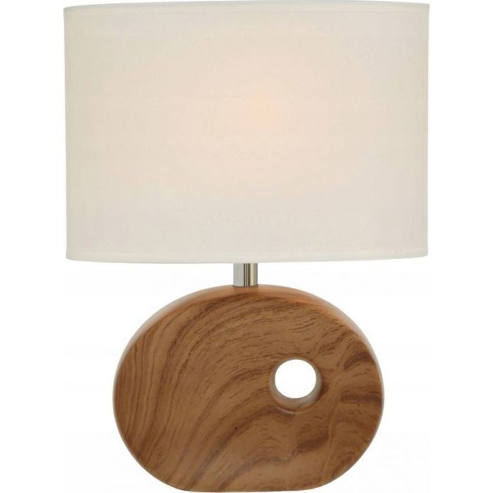 Lampe de table - BOLTZE - OAKVILLE - Porcelaine - Blanc - 30 cm